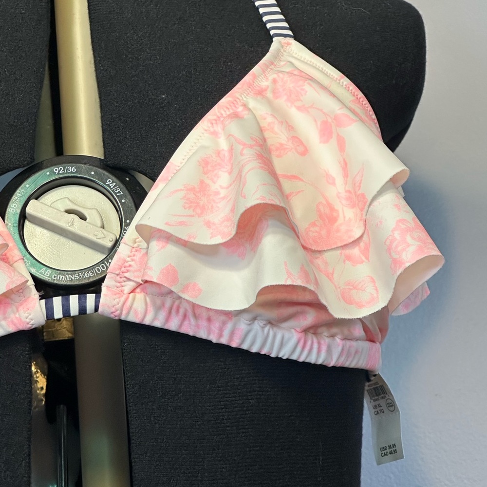 Aerie ruffle string bikini top